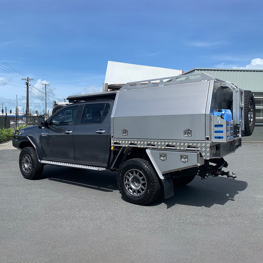 Heavy Duty Tradesman Aluminum Utility Canopy With 2 Doors