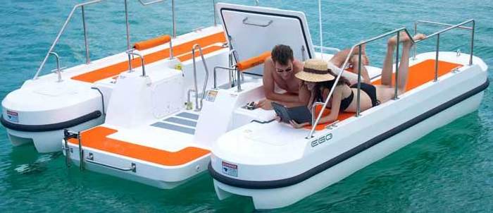 Ecocampor New Semi Submarine Cabin Boats for Underwater Excursion