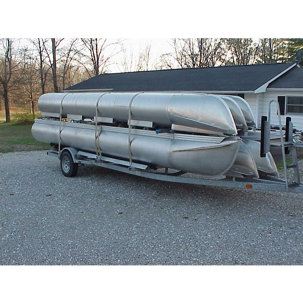 Ecocampor 2020 brand new 15ft-43ft marine pontoon boat pontoons floatings DIY houseboat for sale