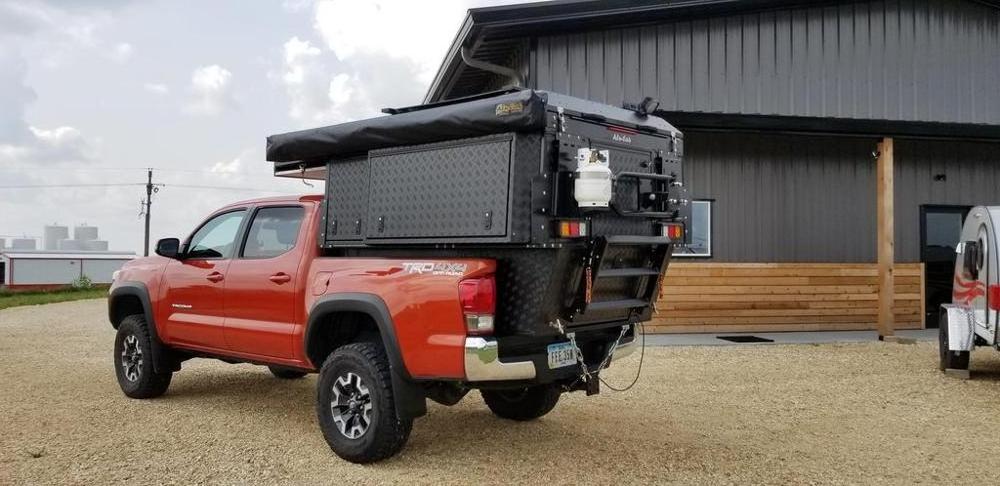 4x4 Aluminum Camping Canopy Ute Back Canopy With Roof Top Tent