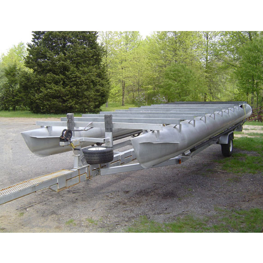 Ecocampor 2020 brand new 15ft-43ft marine pontoon boat pontoons floatings DIY houseboat for sale