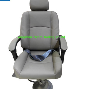 Marine Boat Driver Seat Adjustable Marine Boat Seat with Shock Absorption Pedal Aluminum Adjustable Seat