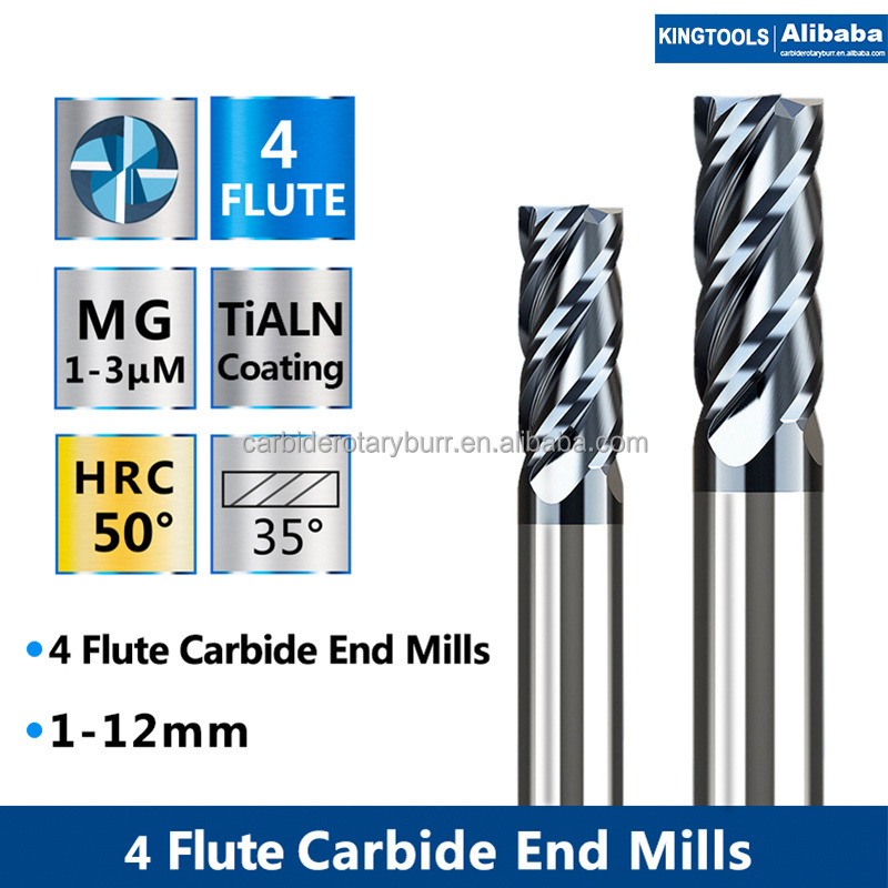 Wholesale Price 6 8 mm Up Down Carbide Milling Cutters Woodwork Grinding Machine Flat Micro CNC Machine Tools End Mills