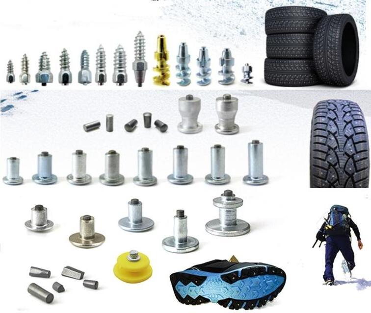 Custom Universal Car Tires Anti-Slip Screw Stud Tyre Snow Spikes Studs for winter driving