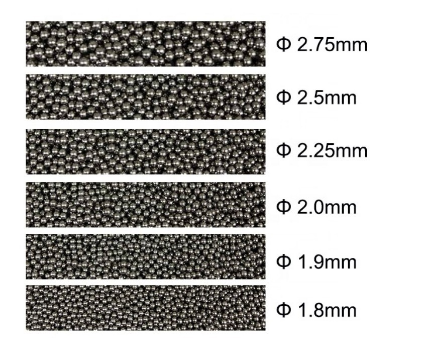 In Stock 18g/Cc Pellets tungsten carbide balls 1.8mm 2mm 2.25mm 2.5mm Tungsten Ball Bulk