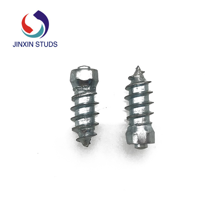 High quality carbide car tire studs LWJX6x6-H18 tungsten tire spikes for winter tyre