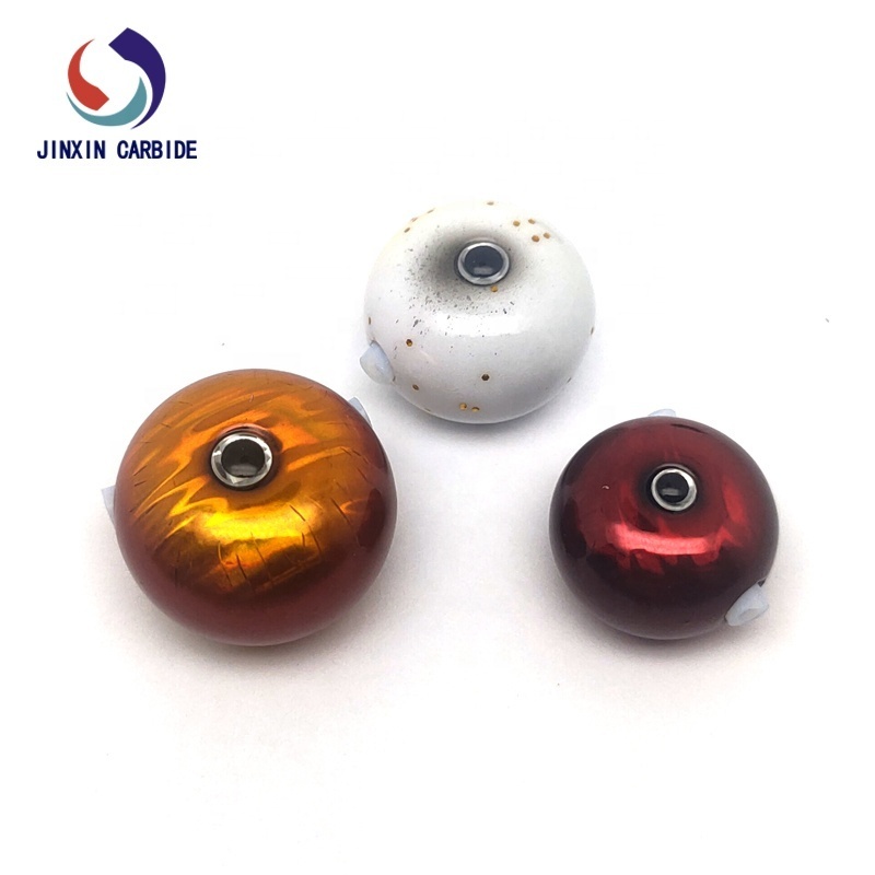 45g 60g 80g 100g 120g 150g tungsten jig 3D lure eyes jigging round head