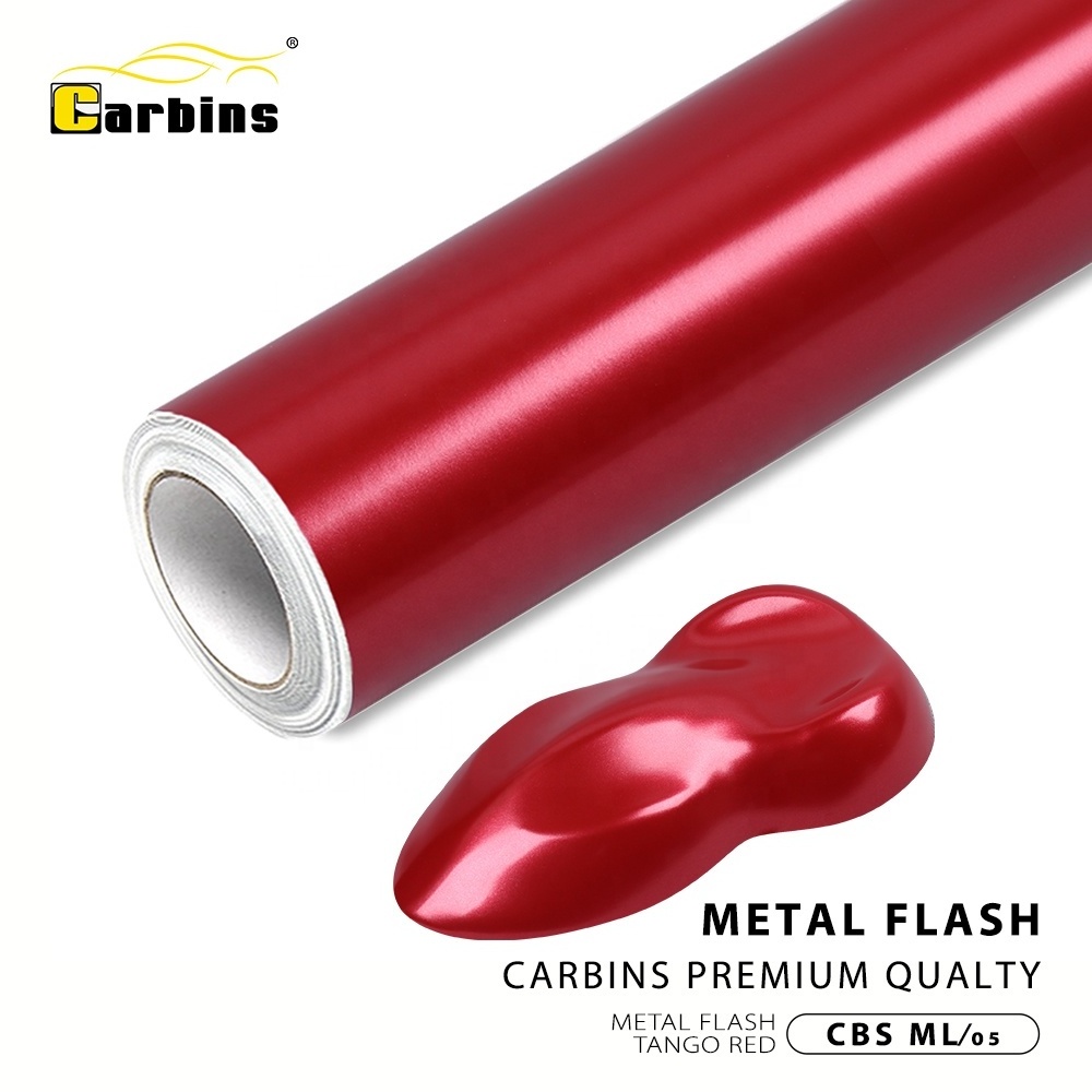 Carbins Red Lightning Flash Material PVC Film Vinyl Stickers for Car Vinyl Wrap Design