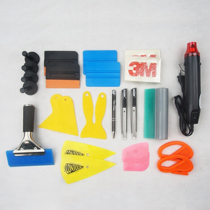 26pcs Carbins full set vinyl film wrapping tools tinting tools kit heat gun, squeegee, cutter knife, scrapers