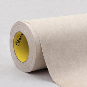 Ivory self adhesive fabric suede for cars interior roof wrapping original supplier