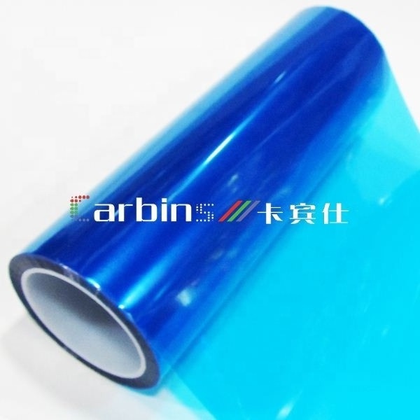 Carbins 0..3*10m Light Vinyl Sticker Glossy Dark Blue Color Car Headlight Tint Vinyl Films Car Lamp Film