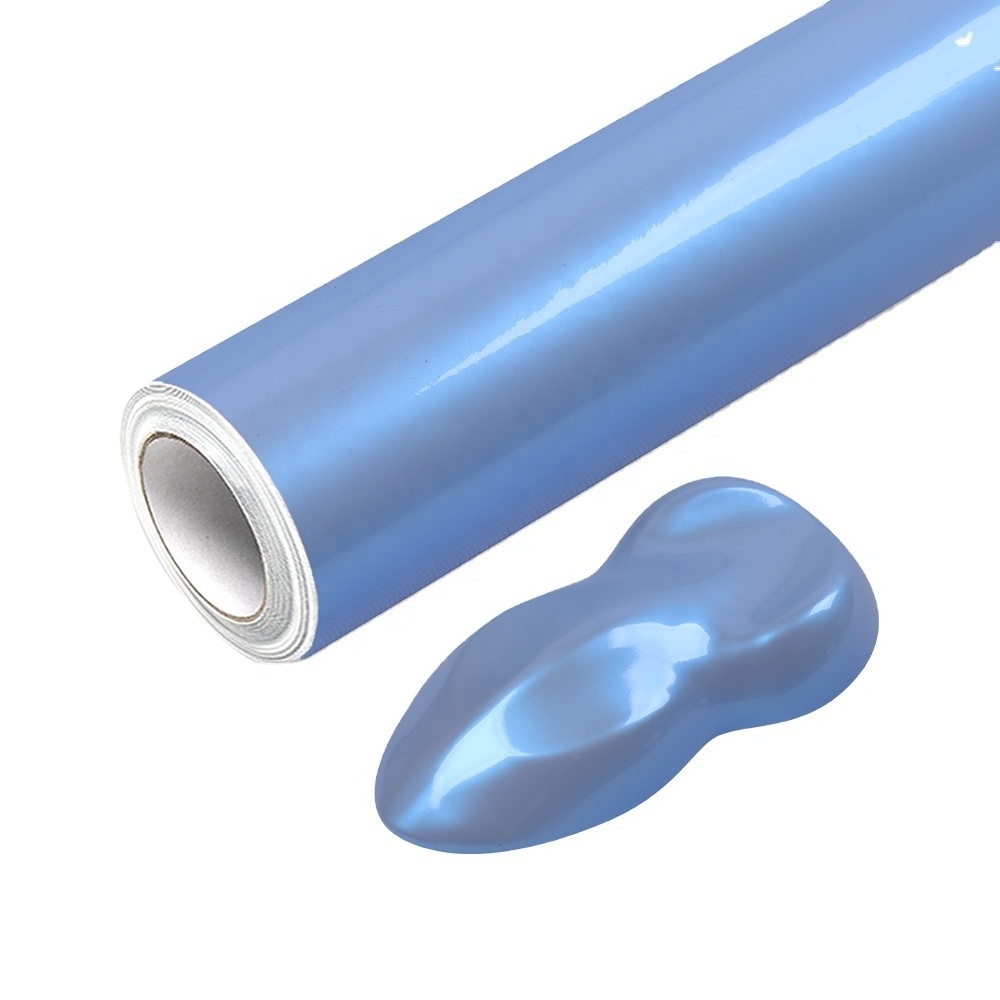 Carbins Hot Magic Candy Ash Blue Film For Car Protection Air Bubble Free Easy To Installation Car Film Roll