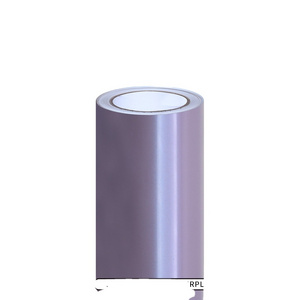 Premium Carbins Brand Roll Size 1.52*18 Meters PET Backing Silver Magic Purple Color ChangeWrap Vinyl