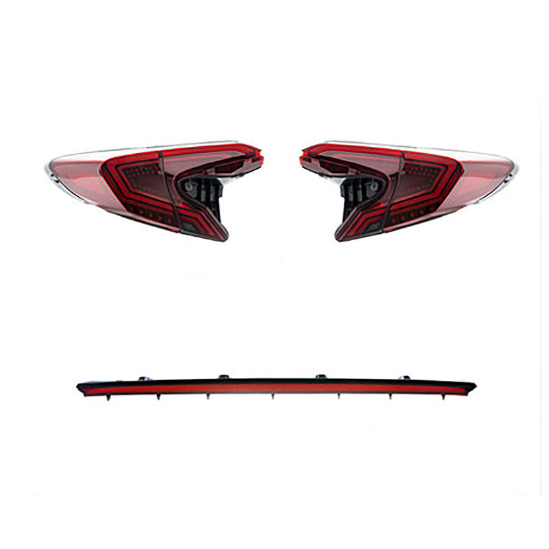 DK Motion Car Spoiler Light Led Tail Lights For Toyota CHR 2018 2019 2020 Car Rear Lamp