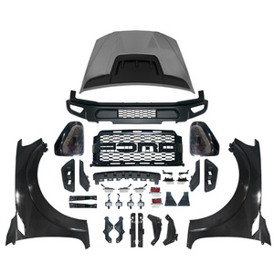 New arrival  Auto body kit 2012-2021 Ranger accessories T6 T7 T8 car bumpers for Ford Ranger upgrade F150 Raptor bodykit