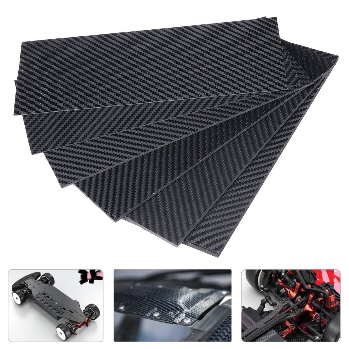 Light weight carbon fiber sheet wall 1mm 2mm 10mm carbon fiber board plate for UAV drone