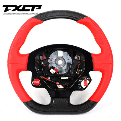 Custom Carbon Fiber LED Steering Wheel fit for Ferrari 458 2013-2016