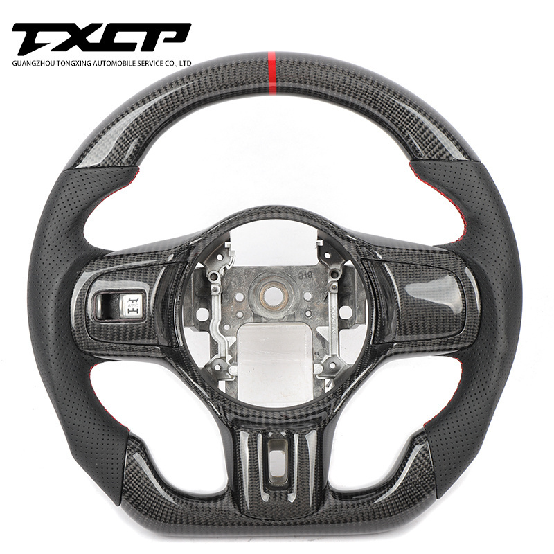 Custom Carbon Fiber Steering Wheel Fit for Mitsubishi LANCER EVO 7 8 9