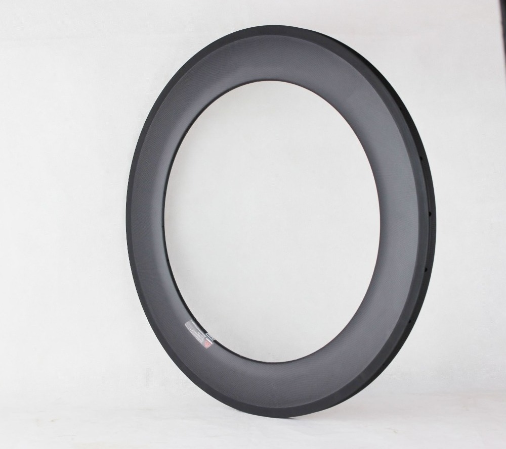 Road Carbon Wheel Rim 700c 88mm profile tubular carbon rim brake 23mm width