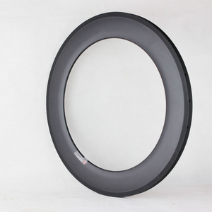 Road Carbon Wheel Rim 700c 88mm profile tubular carbon rim brake 23mm width