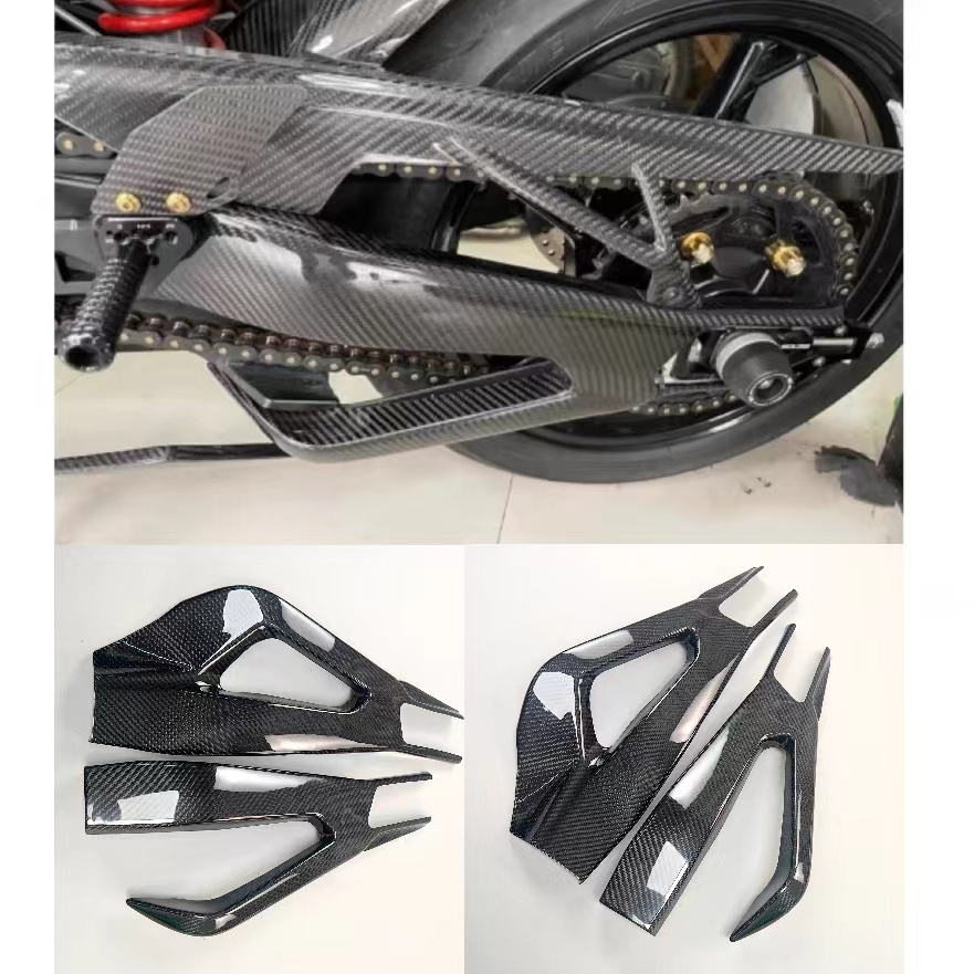 Motorcycle Spare Part Swing Arm Cover 3K Carbon Fiber Swing Arm Cover for s1000r