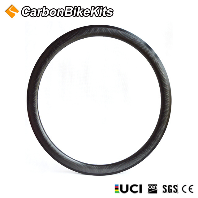 carbon rim road bike aero 700c road carbon dimpled rims 45 mm tubular with 25mm width carbon fiber bicycle rim