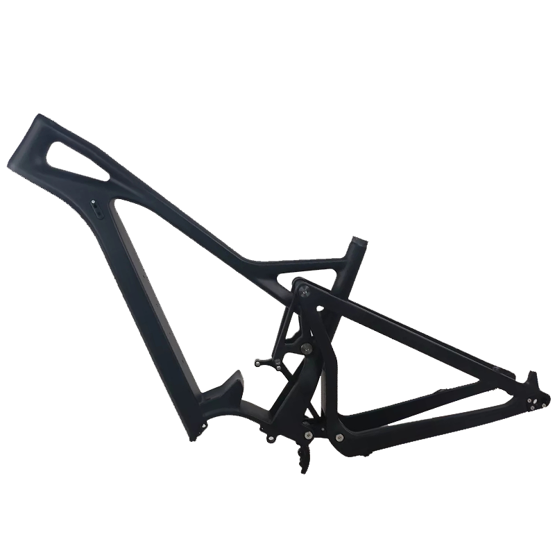 Dual Linkage System Carbon Fibre Frame Electric Mountain Bike Bafang M620 Max 1000W Full Suspension Mountain Bike Frame