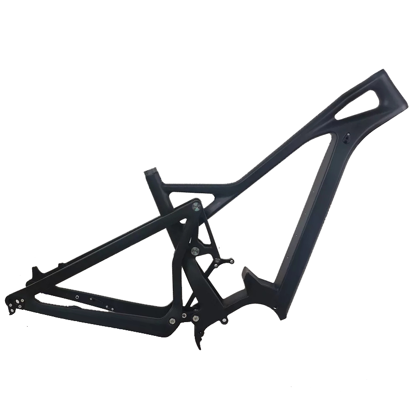 Dual Linkage System Carbon Fibre Frame Electric Mountain Bike Bafang M620 Max 1000W Full Suspension Mountain Bike Frame