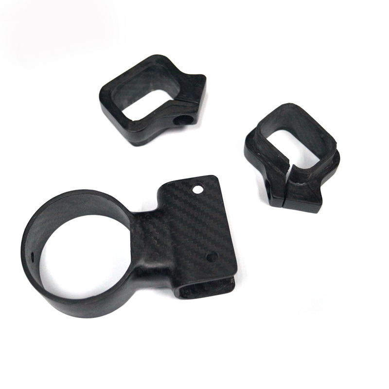 Customized carbon fiber molding parts carbon fiber tube connectors