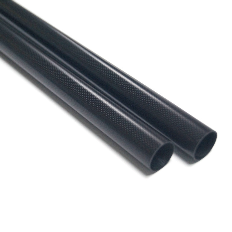 3K Twill Shiny Carbon fiber conical tube , Taper Tube Carbon Fibre Poles