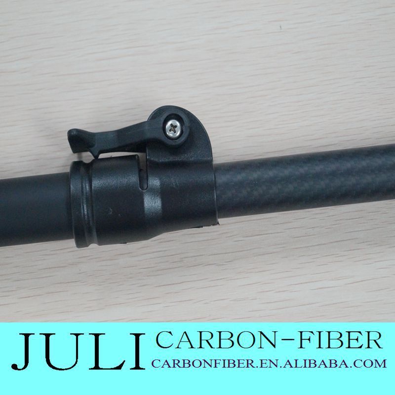 Telescoping Carbon Fiber Tubes with Twist Locking Clamps, water-fed window cleaning glassfiber/composite telescopic pole