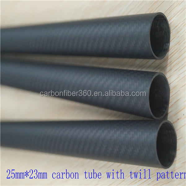 3K Twill Shiny Carbon fiber conical tube , Taper Tube Carbon Fibre Poles