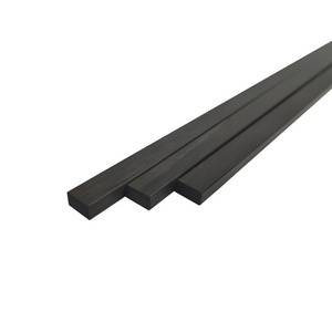 Customized High Strength Pultruded Solid Carbon Fiber Flat Or Square Bar Or Round Rod