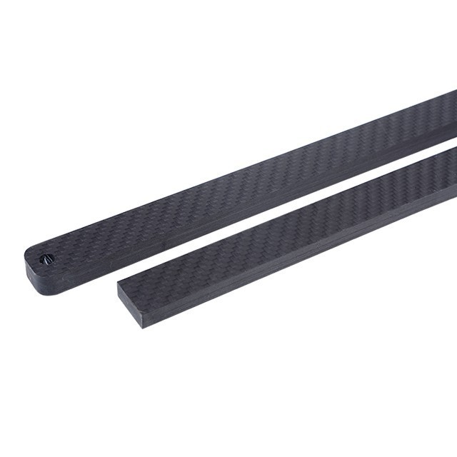 Customized High Strength Pultruded Solid Carbon Fiber Flat Or Square Bar Or Round Rod