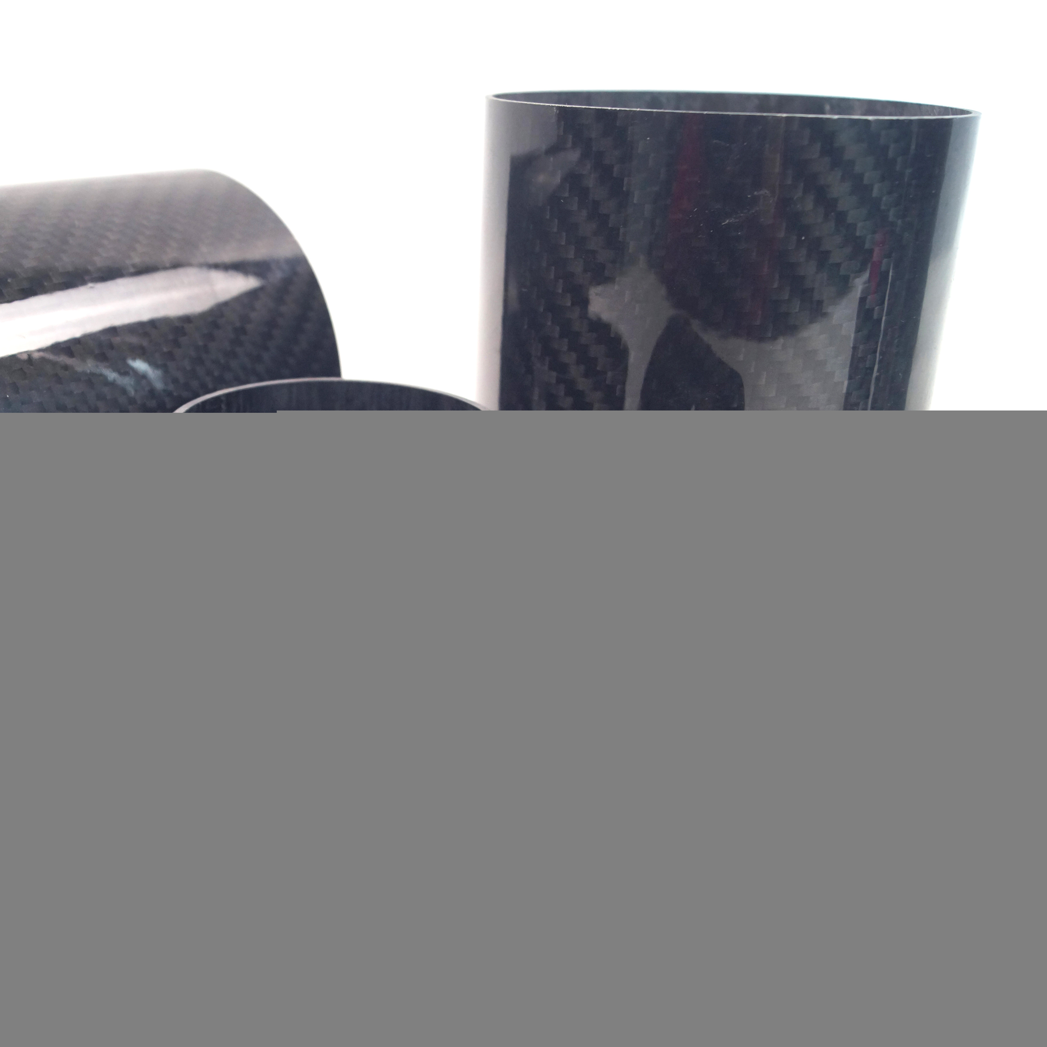 Custom Carbon fiber car products: 3K carbon fiber exhaust pipe, carbon fiber exhaust pipe end cap