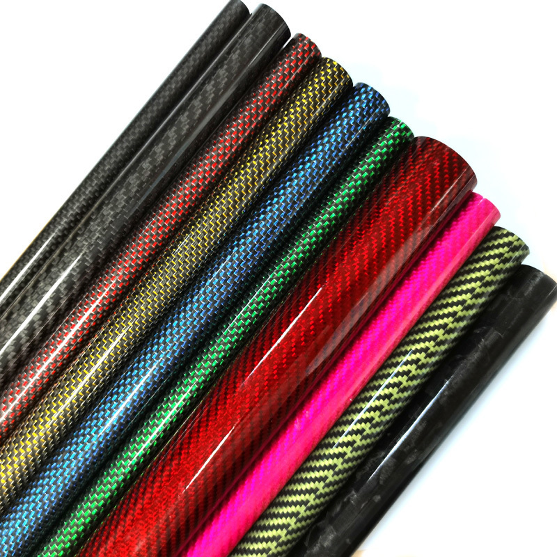 Colored Carbon Fiber Tube For Ski Poles