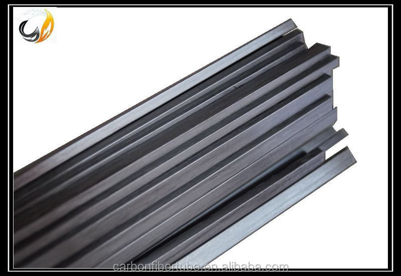 carbon fiber flat bar, carbon fiber square rod, solid carbon fiber rectangular rod in great variety of dimensions