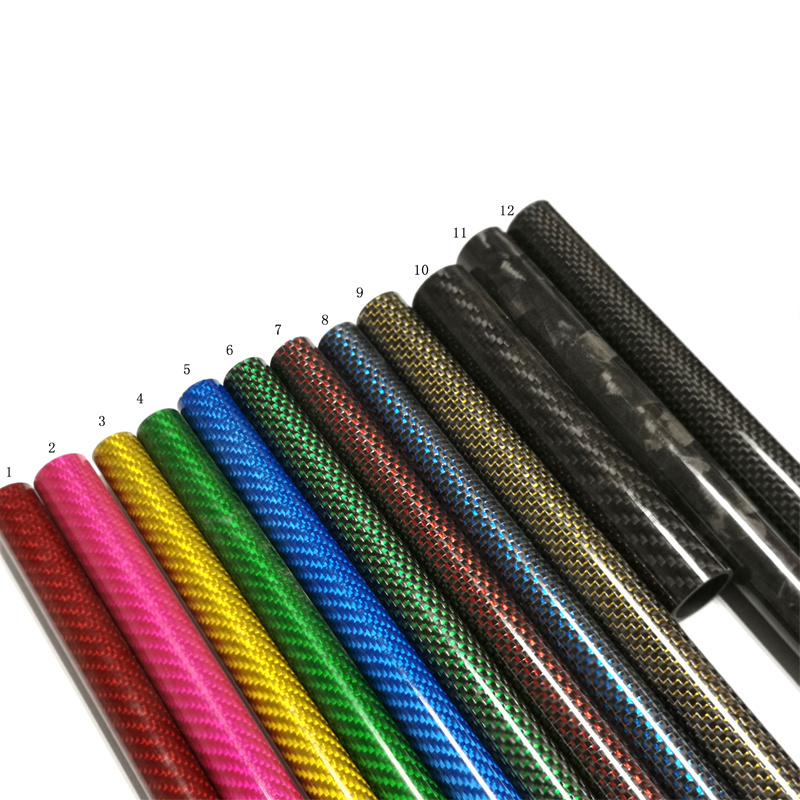 Colored Carbon Fiber Tube For Ski Poles