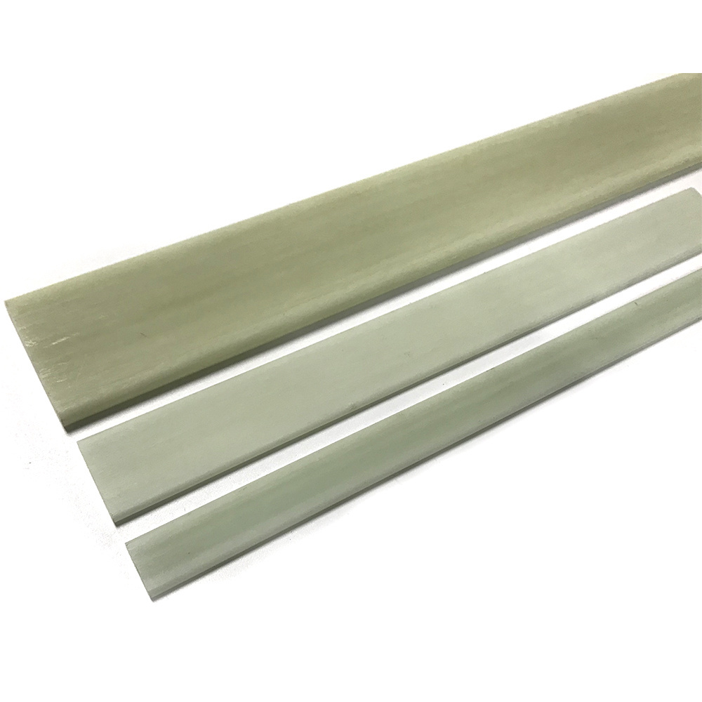 Flexible pultruded profiles frp flat strips fiberglass strip