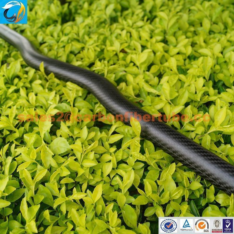 High Quality glossy,matt,smooth carbon fiber stick, carbon fiber bent tube, telescopic carbon fiber poles