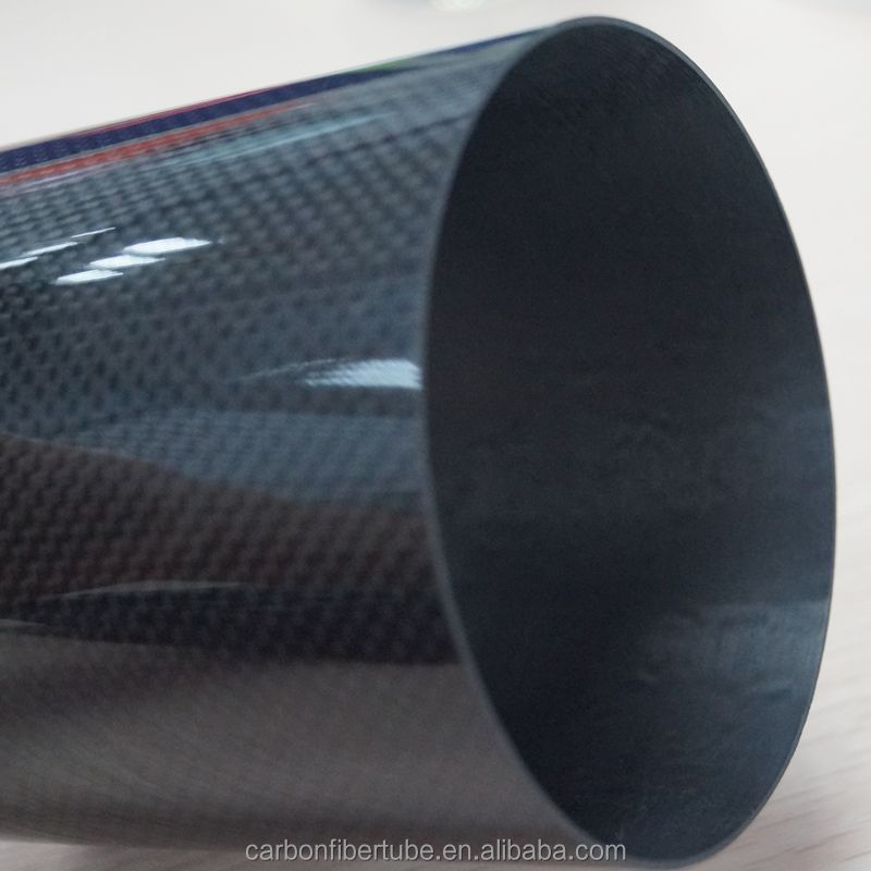 Custom Carbon fiber car products: 3K carbon fiber exhaust pipe, carbon fiber exhaust pipe end cap