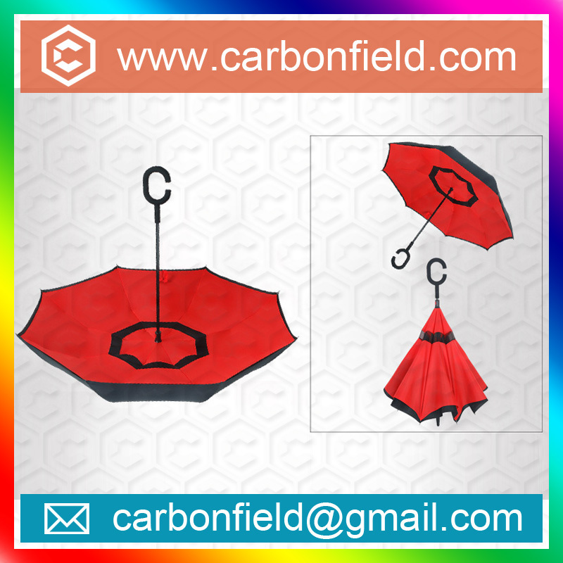 New inverted umbrella for car diver,umbrella frame parts fiberglass