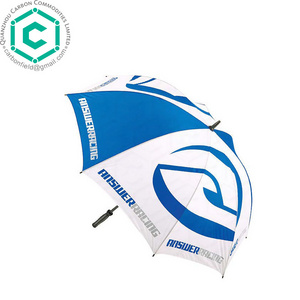 Europe standard Blue and White Durable Straight Golf Umbrella