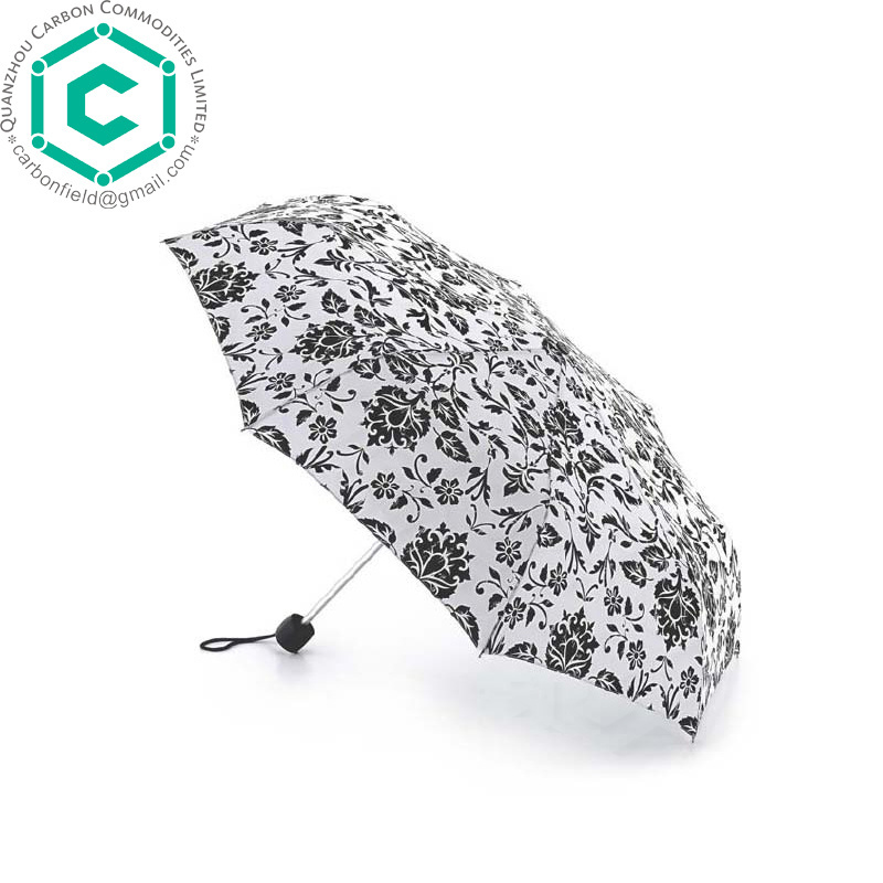 21K 8 ribs 5 folding umbrella structure