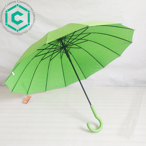 Ireland Market light green color 22inch 14k straight blank umbrella for promotion