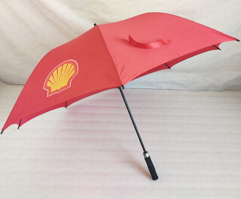 Belgium market auto open 130cm full fiberglass frame with grand brank logo printing golf umbrella