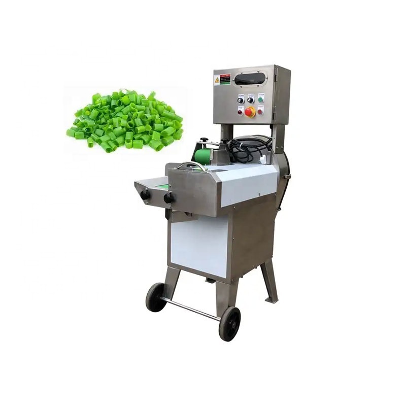 Industrial Electric Cutter Lettuce Asparagus Leek Cutting Machine Green Mango Dice Okra Cutting Machines