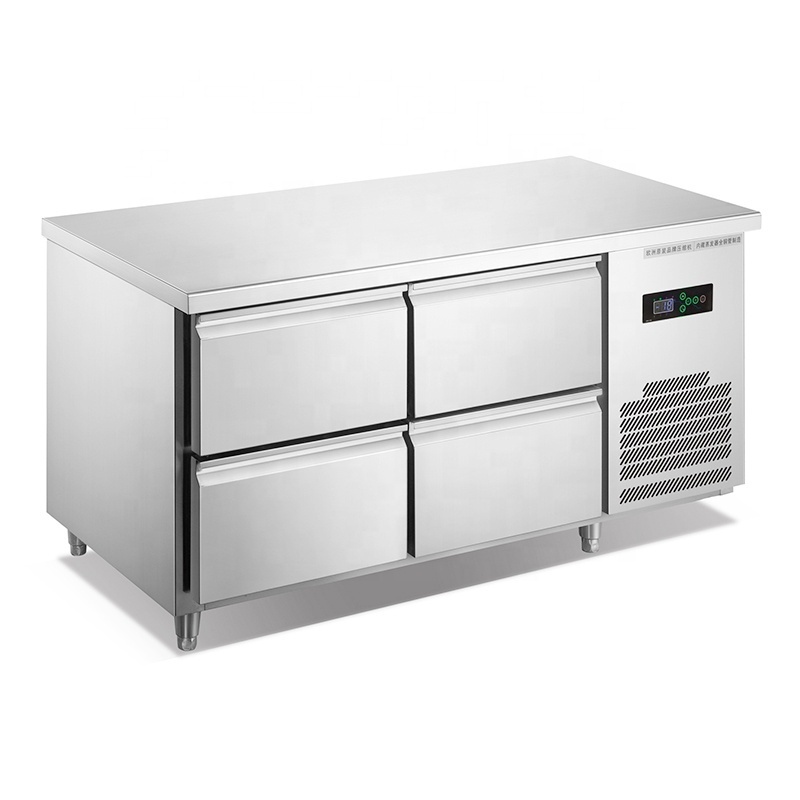 Restaurant Undercounter Refrigerator Worktop drawer fridge