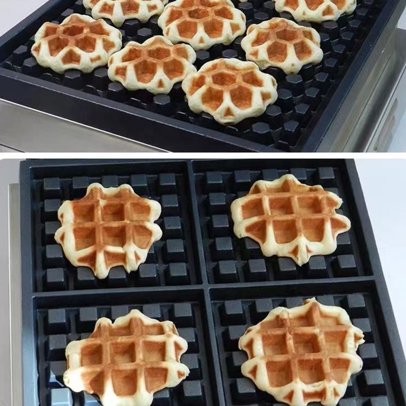 Best Price Stainless Steel Bubble Waffle Making Machine Most Popular Belgian Honeycomb Waffle Maker