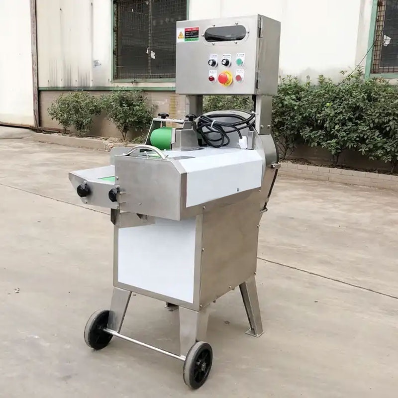 Industrial Electric Cutter Lettuce Asparagus Leek Cutting Machine Green Mango Dice Okra Cutting Machines